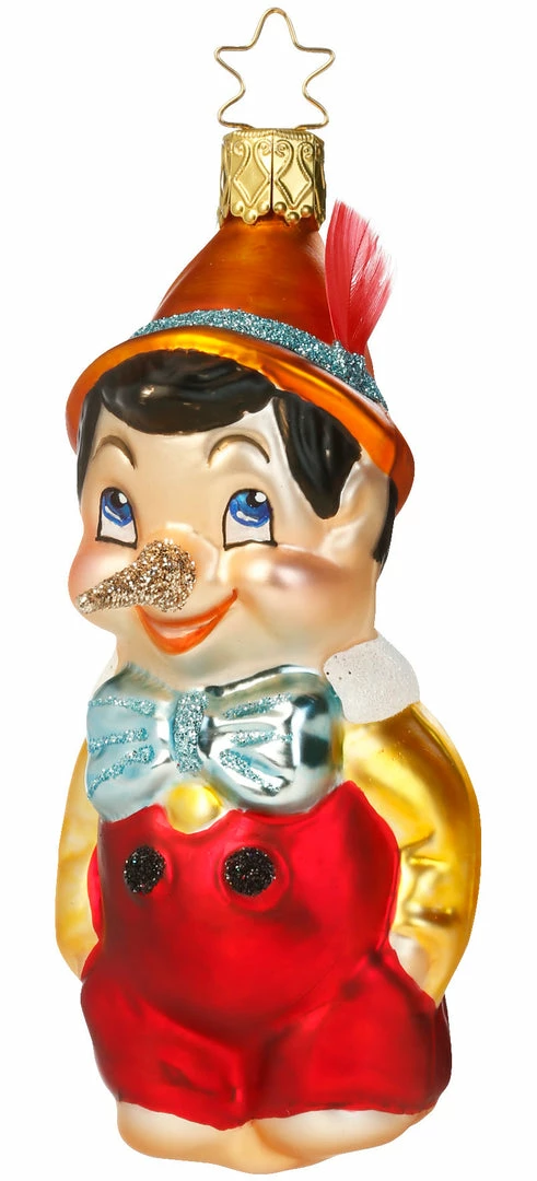 Inge Glass Christmas Pinocchio Ornament 3 Inge Glass Christmas Pinocchio Ornament