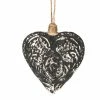 Midwest-CBK Aged Filigree Heart Ornament 2 Midwest-CBK Aged Filigree Heart Ornament