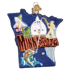 Old World Christmas State Of Minnesota Ornament