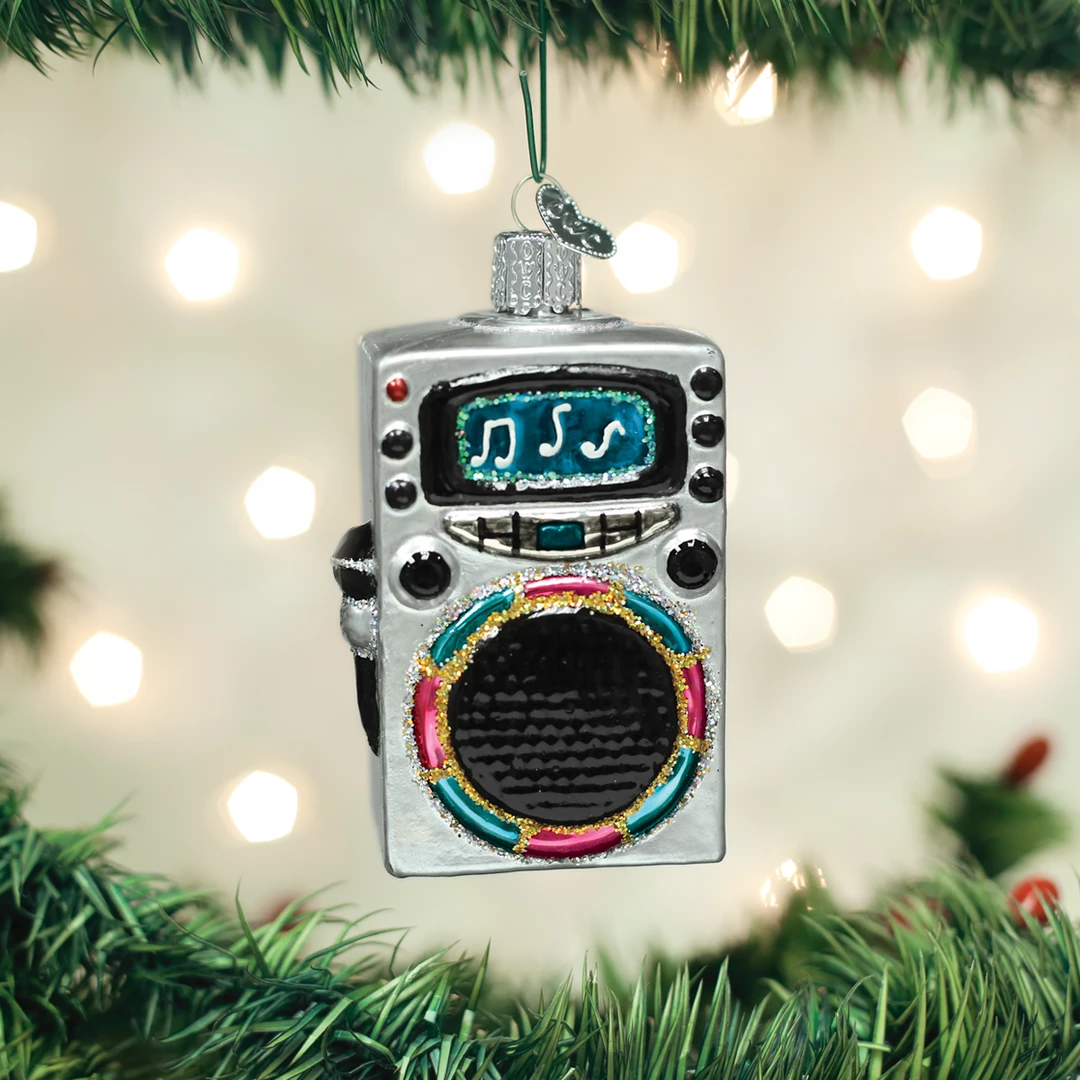 TheHolidayBarn.com Karaoke Machine Ornament Christmas 3 TheHolidayBarn.com Karaoke Machine Ornament Christmas