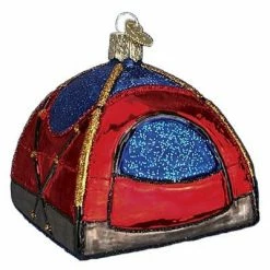 Old World Christmas Dome Tent Camping Ornament