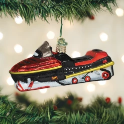TheHolidayBarn.com Snowmobile Ornament