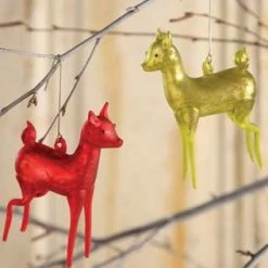 Bethany Lowe Retro Mercury Deer Ornament