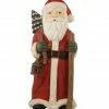 Bethany Lowe Santa With Staff Red - 20" Tall 1 Bethany Lowe Santa With Staff Red - 20" Tall