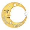 Creative Co-Op Trick Or Treat Moon Sign - 17" Halloween
