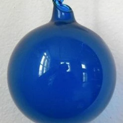 Winward Jim Marvin Ornaments Jim Marvin Blue Bubblegum Glass Ornaments
