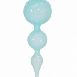 TheHolidayBarn.com Jim Marvin Ornaments Jim Marvin Turquoise Blue Bubblegum Finial Ornament