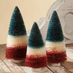 Bethany Lowe Americana Bottle Brush Trees