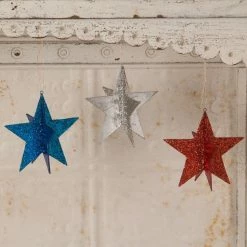 Bethany Lowe Americana Star Ornaments