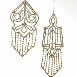Katherine's Collection Art Deco Rhinestone Ornaments New!