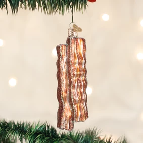Old World Christmas Bacon Strips Ornament 3 Old World Christmas Bacon Strips Ornament