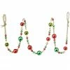 Raz New! Christmas Ball Garland With Gold Tinsel