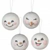 Bethany Lowe New! Happy Snowman Head Ornaments