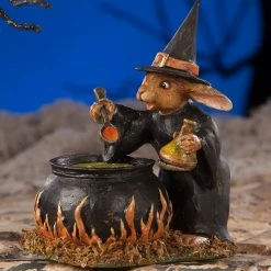 Bethany Lowe Rabbit Witch Figurine