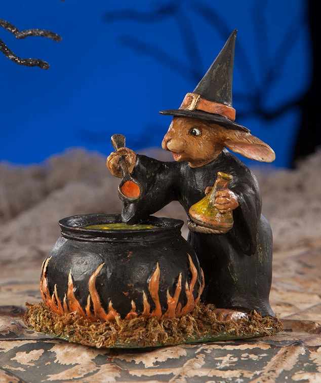 Bethany Lowe Rabbit Witch Figurine 3 Bethany Lowe Rabbit Witch Figurine