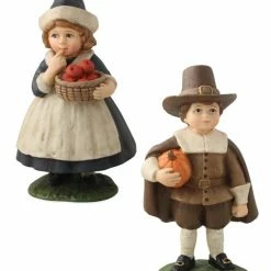 Bethany Lowe Thanksgiving Children Figurines