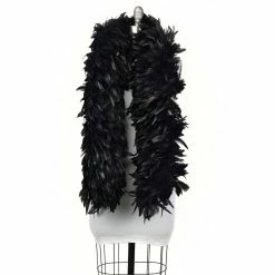 TheHolidayBarn Sales Shop 24 Zucker Fabulous Black Feather Boa/Garland Halloween