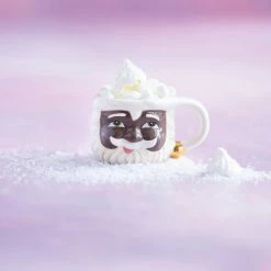 Glitterville New! Black Papa Noel Mug