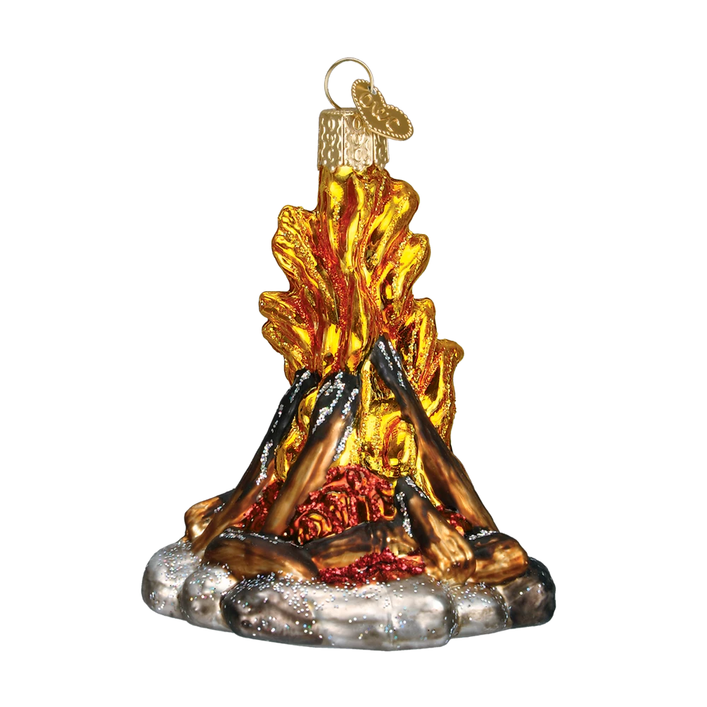 Old World Christmas Campfire Ornament 3 Old World Christmas Campfire Ornament