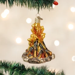 Old World Christmas Campfire Ornament
