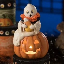 Bethany Lowe New! Candy Corn Ghost