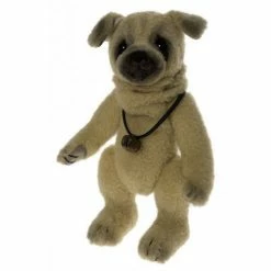 Charlie Bears Bones Pug Puppy Dog New!