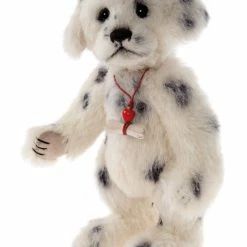 New! Charlie Bears Polka Dot Dalmation Puppy Dog