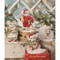 Bethany Lowe Papa Mouse Christmas Figurine