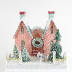 Cody Foster Coral Gables Putz House With Dog New!