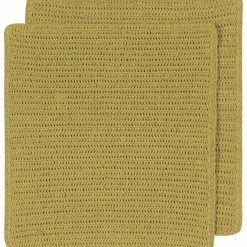 TheHolidayBarn.com Crocheted Dishcloths, Cactus Green New!