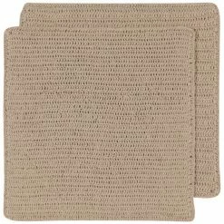 TheHolidayBarn.com New! Crocheted Dishcloths, Sandstone