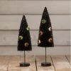 Bethany Lowe Eerie Eyeball Bottle Brush Trees New!