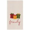 TheHolidayBarn.com "Family" Christmas Gifts Flour Sack Kitchen Towel New! 1 TheHolidayBarn.com "Family" Christmas Gifts Flour Sack Kitchen Towel New!