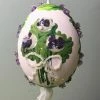 TheHolidayBarn.com Purple Flower Bouquet Egg Ornament New! 1 TheHolidayBarn.com Purple Flower Bouquet Egg Ornament New!