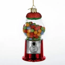 Kurt Adler Glass Gumball Machine Ornament Christmas