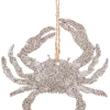 Midwest-CBK Glittered Crab Silhouette Ornament 2 Midwest-CBK Glittered Crab Silhouette Ornament