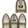 Katherine's Collection New! Gothic Skeleton Tabletop Triptych
