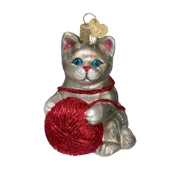 Old World Christmas Playful Kitten With Yarn Ball Ornaments 9 Old World Christmas Playful Kitten With Yarn Ball Ornaments