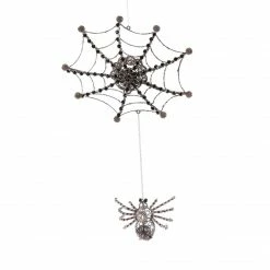 Katherine's Collection New! Jeweled Spider Web With Dangling Spider