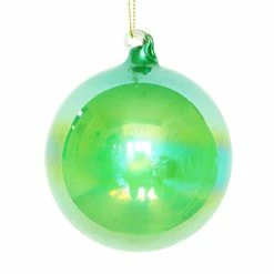 TheHolidayBarn.com New! Jim Marvin Aqua Bottle Glass Ball Ornaments