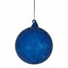 TheHolidayBarn.com New! Jim Marvin Blue Marble Ice Glass Ball Ornaments