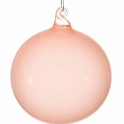 Winward Jim Marvin Coral Bubblegum Glass Ornaments