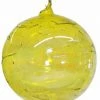 TheHolidayBarn.com Jim Marvin Iridescent Lime Green Art Glass Ball Ornaments