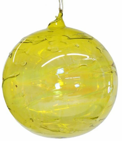 TheHolidayBarn.com Jim Marvin Iridescent Lime Green Art Glass Ball Ornaments 3 TheHolidayBarn.com Jim Marvin Iridescent Lime Green Art Glass Ball Ornaments