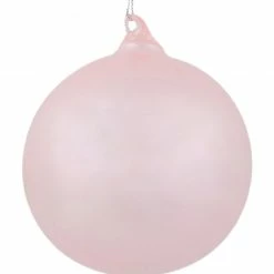 Winward Jim Marvin Light Pink Pearl Glass Ball Ornaments New!