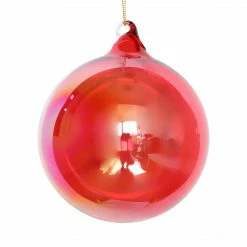 TheHolidayBarn.com Jim Marvin Red Bottle Glass Ball Ornaments New!