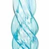 TheHolidayBarn.com Jim Marvin Ornaments Jim Marvin Twisted Glass Icicle Ornaments, Turquoise Blue