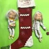Joe Spencer Dilly & Dally Christmas Stocking With Dolls 2 Joe Spencer Dilly & Dally Christmas Stocking With Dolls
