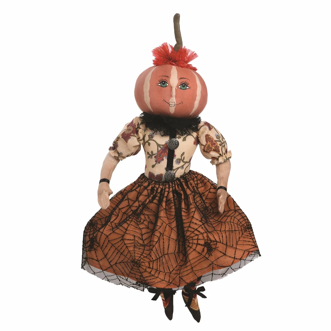 Joe Spencer Penelope Pumpkin Head Girl Doll 3 Joe Spencer Penelope Pumpkin Head Girl Doll