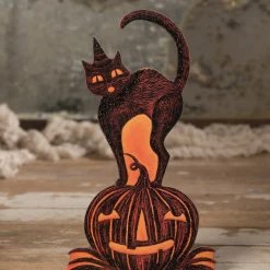 Bethany Lowe Jack-O On Jack O'Lantern Dummy Board